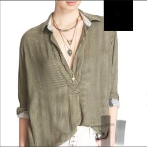 Free People On the Road Striped Tunic